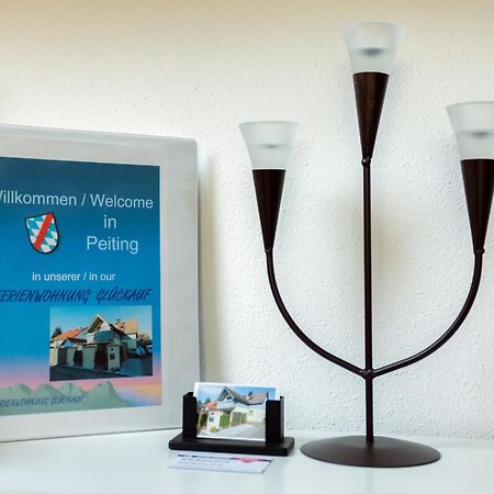 Ferienwohnung Glueckauf Peiting Eksteriør bilde